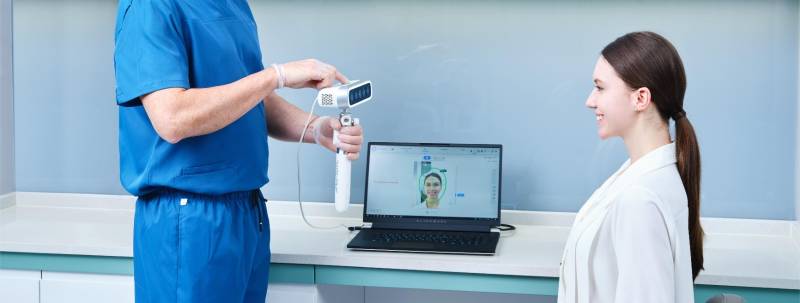 scanner facial shining